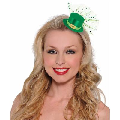 Hat Hair Clip Feather St. Patrick's - SKU:396740 - UPC:013051608958 - Party Expo