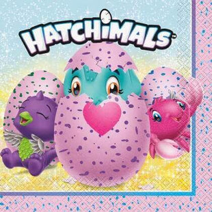 Hatchimals Lunch Napkins - SKU:59302 - UPC:011179593026 - Party Expo