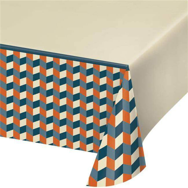 Hipster Birthday Table Cover - Paper - SKU: - UPC:039938717742 - Party Expo