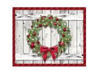 Holiday Wreath Placemats - SKU:325450 - UPC:039938427528 - Party Expo