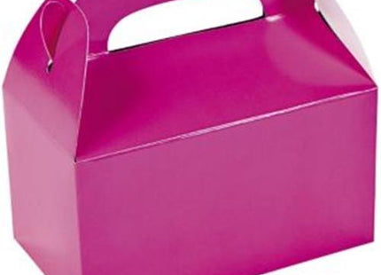 Hot Pink Treat Boxes ( 6 count) - SKU:33599 - UPC:886102080870 - Party Expo
