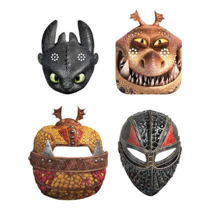 How To Train Your Dragon Party Mask - SKU:79181 - UPC:011179791811 - Party Expo
