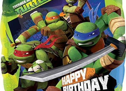 Anagram - 18" Ninja Turtles Birthday Party Mylar Balloon - SKU:60822 - UPC:026635270885 - Party Expo