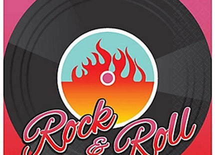 I Love Rock & Roll "Classic 50's" Small Napkins (16ct) - SKU:501276 - UPC:013051433017 - Party Expo