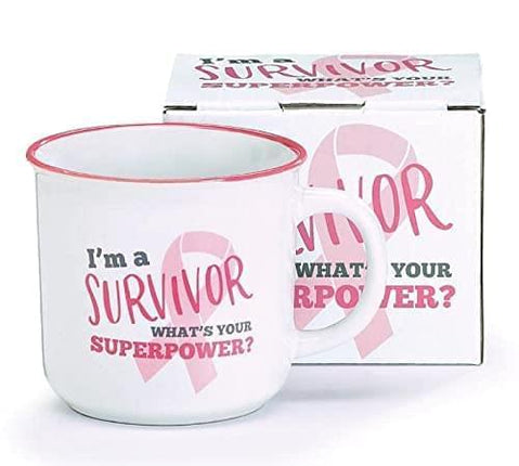 "I'm a Survivor What's Your Superpower?" Mug - SKU:9740799 - UPC:098111369093 - Party Expo