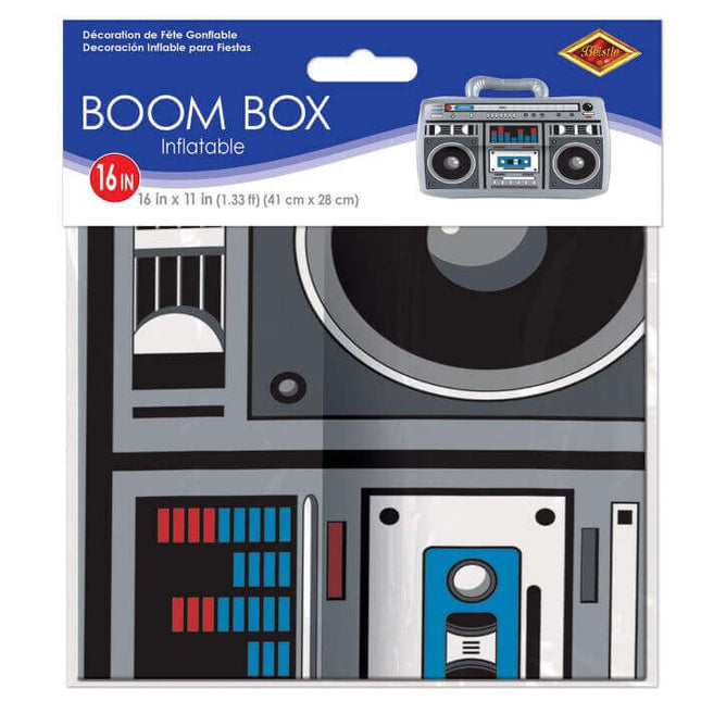 Inflatable Boom Box - SKU:53773 - UPC:034689202493 - Party Expo