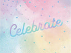 Iridescent Celebrate Luncheon Napkins (16ct) - SKU:336701 - UPC:039938567859 - Party Expo