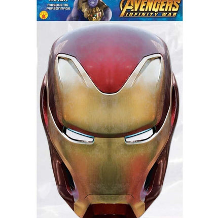 Iron Man Character Mask - SKU:28622 - UPC:082686028622 - Party Expo