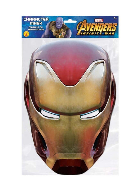 Iron Man Character Mask - SKU:28622 - UPC:082686028622 - Party Expo