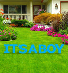 IT'S A BOY Blue Yard Sign - SKU:3221 - UPC:082033032210 - Party Expo