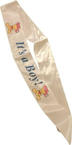 It's A Boy Sash - SKU:AL-S-IT'SABOY - UPC:760497009497 - Party Expo