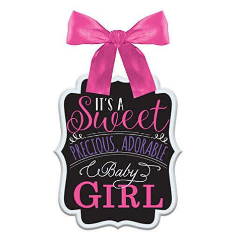 Baby Shower - "It's A Girl" Hanging Decoration - SKU:241541 - UPC:013051665012 - Party Expo