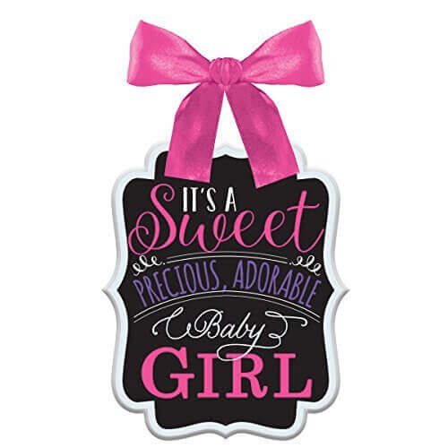 Baby Shower - "It's A Girl" Hanging Decoration - SKU:241541 - UPC:013051665012 - Party Expo