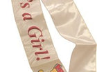 It's A Girl Sash - SKU:AL-S-IT'SAGIRL - UPC:760497009480 - Party Expo