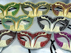 Ivory Colored Glitter Mask Assorted - SKU: - UPC:831687031359 - Party Expo