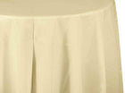 Ivory Oct Round Table Cover - SKU:703264 - UPC:073525813011 - Party Expo