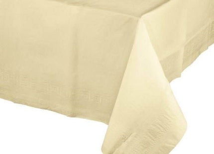 Ivory Tis-Ply Tablecover 54x108 - SKU:710207 - UPC:039938153458 - Party Expo