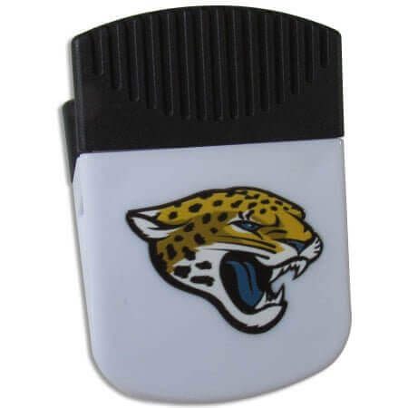 Jacksonville Jaguars - Chip Clip Magnet with Bottle Opener - SKU:FPMC175 - UPC:754603443671 - Party Expo