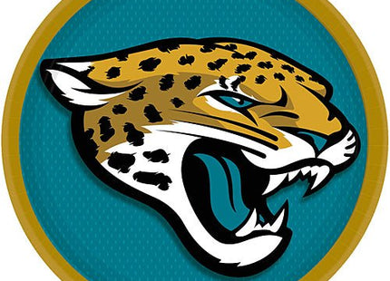 Jacksonville Jaguars - 9" Lunch Plates (8ct) - SKU:552338 - UPC:013051528843 - Party Expo