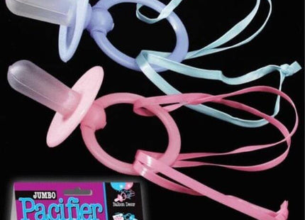 Jumbo Pacifier (Pink or Blue) - SKU:BT-0146 - UPC:099996003010 - Party Expo