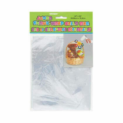 Jumbo Shrink Wrap Cello Bag - SKU:43310 - UPC:011179433100 - Party Expo