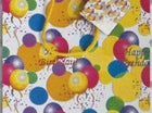Jumbo Tote Gift Bag - Birthday Balloons Design - SKU:59334 - UPC:033988253519 - Party Expo