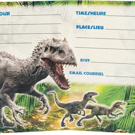 Jurassic World - Party Invitations (8ct) - Party Expo