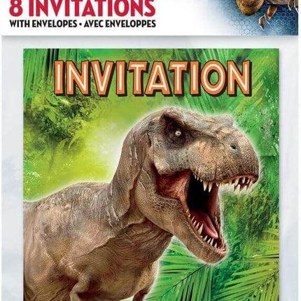 Jurassic World - Party Invitations (8ct) - Party Expo