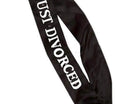 Just Divorced Flashing Black Sash - SKU:AL-JD-FS - UPC:760497009596 - Party Expo