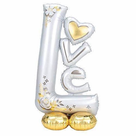 L-O-V-E Wedding Airloonz Large - SKU:A4-2465 - UPC:026635424653 - Party Expo