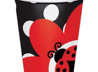 Ladybug Fancy 9oz Cup - SKU:375019 - UPC:073525977096 - Party Expo