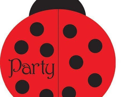 Ladybug Fancy Bulk Invites - SKU:895019B - UPC:073525975665 - Party Expo