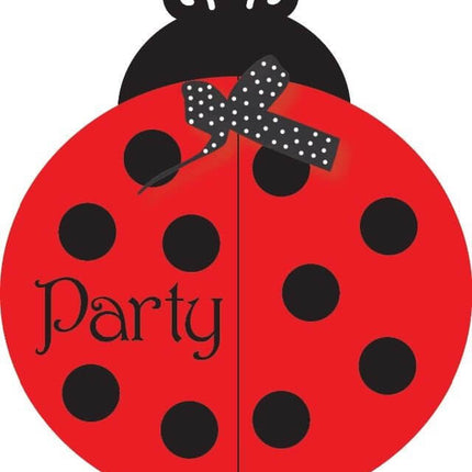 Ladybug Fancy Invite - SKU:895019 - UPC:073525975658 - Party Expo