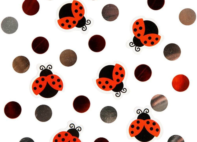 Ladybug Fancy Party Confetti - SKU:25019 - UPC:073525975702 - Party Expo