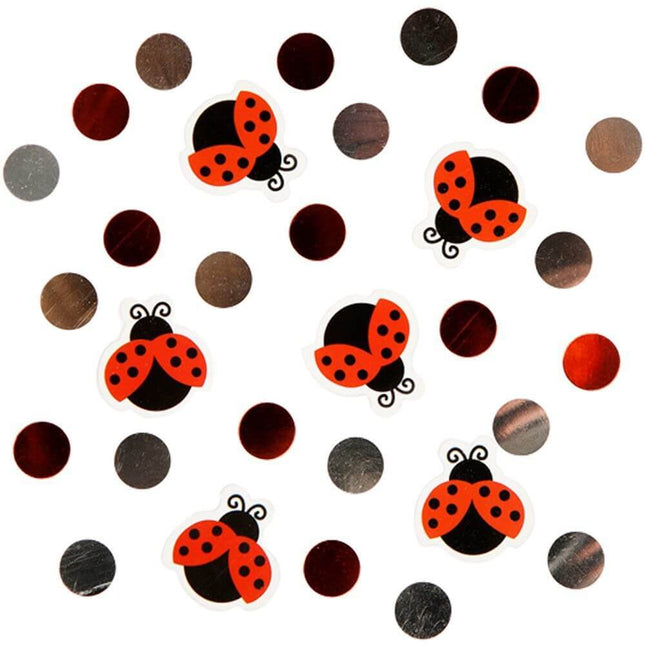 Ladybug Fancy Party Confetti - SKU:25019 - UPC:073525975702 - Party Expo