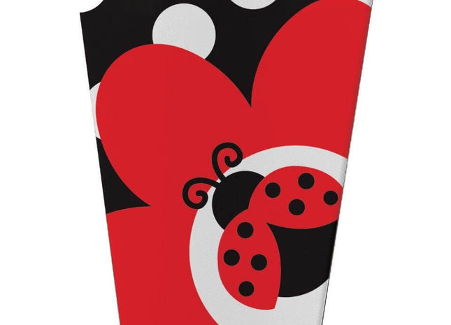 Ladybug Fancy Plastic 16oz Cup - SKU:15019 - UPC:039938237455 - Party Expo