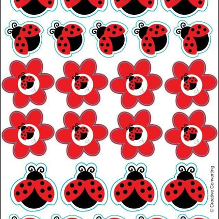 Ladybug Fancy Value Stickers - SKU:040519- - UPC:073525975733 - Party Expo
