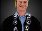 LED Black Graduation Caps Necklace 33