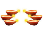 LED Diyas - SKU:DY-489 - UPC:775710104897 - Party Expo