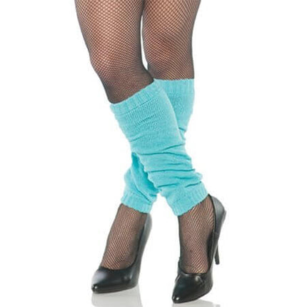 Leg Warmers-Neon Blue - Party Expo