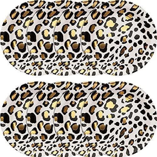 Leopard 7" Plate - SKU:354592 - UPC:039938845742 - Party Expo