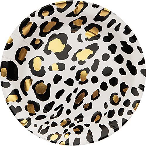 Leopard 7" Plate - SKU:354592 - UPC:039938845742 - Party Expo