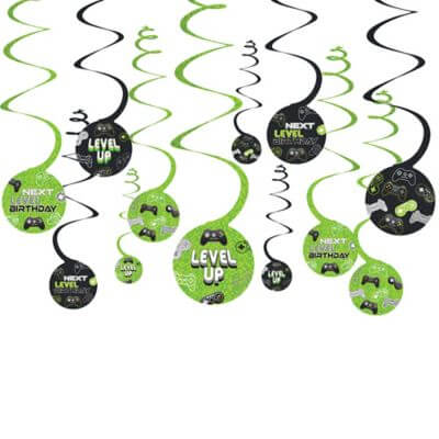 Level Up Spiral Decoration - SKU:672948 - UPC:192937110898 - Party Expo