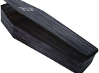 Life Size Coffin with Lid Wooden Look - SKU:MR123166 - UPC:841493069668 - Party Expo