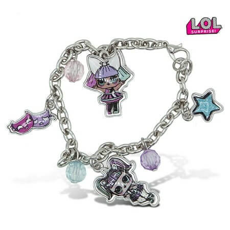 LOL Surprise! - 7" Charm Bracelet with 2mm Charms - SKU:LOL7CB - UPC:678634506184 - Party Expo