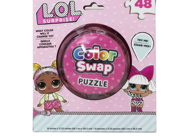 LOL Surprise! - Color Swap Puzzle (48pcs) - SKU:6053487 - UPC:778988270974 - Party Expo