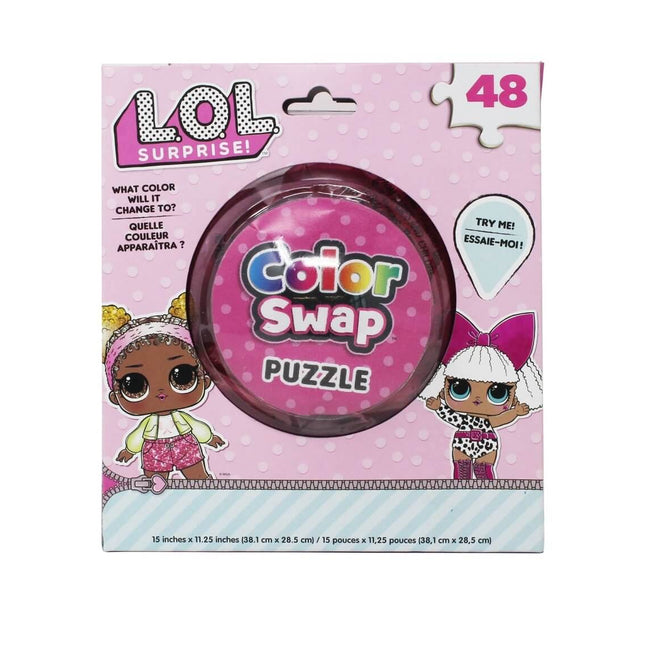 LOL Surprise! - Color Swap Puzzle (48pcs) - SKU:6053487 - UPC:778988270974 - Party Expo