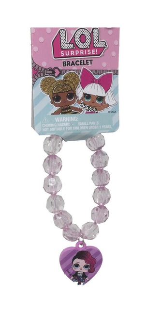 LOL Surprise! - Faceted Bracelet with Plastic Charm - SKU:LOLBB - UPC:678634506207 - Party Expo