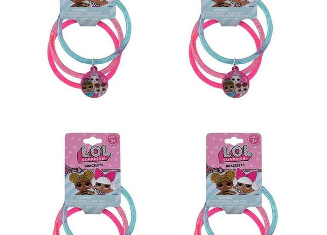 LOL Surprise! - Glitter Bangle Bracelets with Charms - SKU:LOL3G - UPC:678634506054 - Party Expo