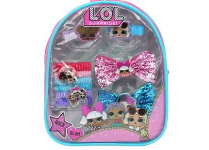 LOL Surprise! - Hair Accessory Set Backpack - SKU:LOLAB - UPC:678634506047 - Party Expo